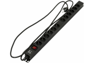 Блок розеток Hyperline SHE-12SH-S-2.5EU 12 Schuko 16 А 396987