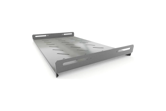 Стационарная полка Hyperline TSH3L-300-RAL7035 485x300 мм, 20 кг, 451898