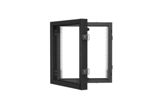 Пристенная поворотная секция TLK 19" 12U 600х156 мм черная TWC-126015-BS-BK