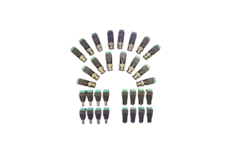 Комплект разъемов ComOnyx на 8 видеокамер, 16 BNC, 8 пар DC (мама + папа), CO-KC-004, 121-004