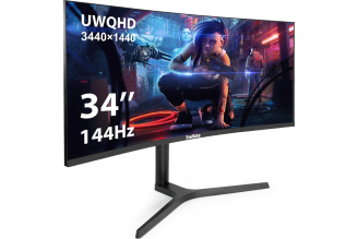 Монитор ExeGate Combat EC3407TA 34" UltraWide QHD 144 Гц 296284