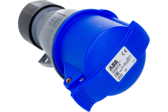 Кабельная розетка ABB 32 А 2P+E IP44 переносная 2CMA102031R1000