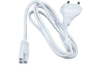 Шнур с вилкой Uniel UCX-LT2/E01-120 WHITE 1,2 м UL-00004530