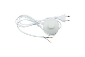 Сетевой шнур с вилкой и выключателем Uniel UCX-C20/02A-170 WHITE 2 А 500 Вт 1.7 м, UL-00004434