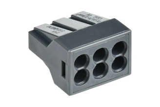 Строительно-монтажная клемма GENERICA СМК 773-306 с пастой UKZ11-306-100-G, 100 шт