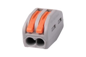 Клемма монтажная рычажная Jazzway PTC-2P 222-412 BL/10 450 В 32 А 0.08-4 мм² 10 шт 5050709