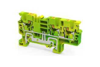 Заземляющая push-in клемма КЭАЗ OptiClip CPG-4-TRIPLET-PE-I-(0,2-4)-PEN, 331859