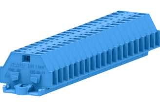 Клемма SUPU TB 1-1 240304 синяя, 1,5 мм², 100 шт