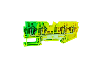 Пружинная заземляющая клемма UPUN UJ5-4/2×2JD, 30 шт, 421020