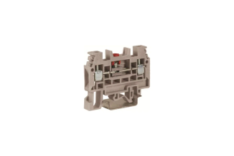 Винтовой зажим DKC SCB.4GR тестовый с разъединителем 4 кв. мм серый, ZSB300GR