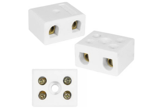 Винтовая керамическая клемма Pro Legend 2.5 мм² 2x2 контакта 400 В 12 А PL3849