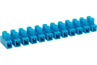 Клеммная винтовая колодка REXANT КВ-4 1,5-4 мм² 3 А синяя 07-5004-4