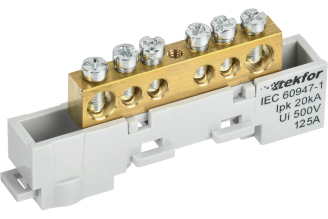 Шина L фаза неизолированная IEK TEKFOR 6x9-6-Ср TF-NN10-06-DL-K03