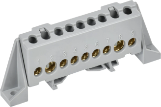 Шина L фаза IEK TEKFOR в комбинированном изоляторе 8x12-9-Ср TF-NN20-09-DP-K03