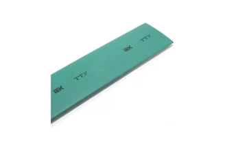 Термоусаживаемая трубка IEK ТТУ 18/9 зеленая 1 м UDRS-D18-1-K06