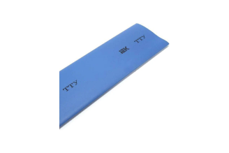 Термоусаживаемая трубка IEK ТТУ 3/1,5 мм синяя 1 м UDRS-D3-1-K07