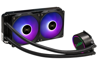 Комплект водяного охлаждения ExeGate BlackWater-240V2.PWM.RGB 240 мм 293457