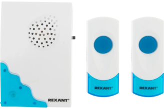 Беспроводной дверной звонок REXANT RX-4 с двумя кнопками IP44 73-0040