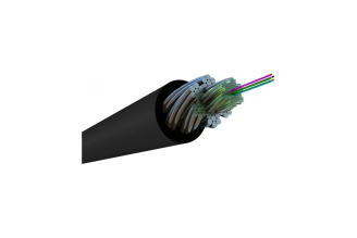 Волоконно-оптический кабель Hyperline FO-AWS2-IN/OUT-9-8-LSZH-BK SM 9/125, 8 волокон, 448690