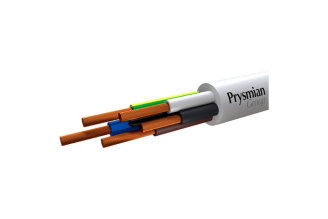 Провод PRYSMIAN ПВСнг(А)-LS 5x1,0 белый 4105030201