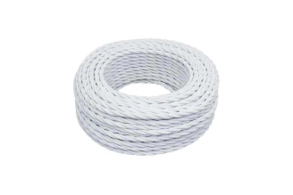 Провод Bironi 2×2,5 белый матовый 10 м B1-425-71-10