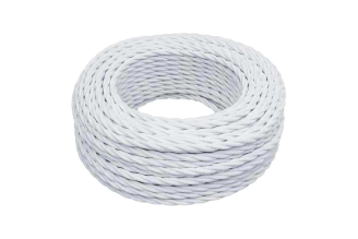 Провод Bironi 2х2,5 белый матовый 20 м B1-425-71-20