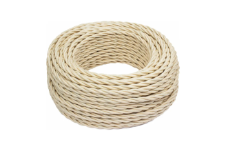 Провод Bironi B1-432-719-50 3x0,75 песочное золото матовый, 50 м