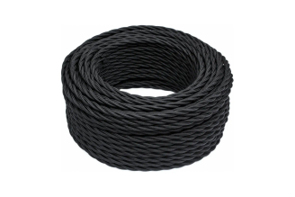 Провод Bironi 3×2,5 черный матовый 10 м B1-435-73-10