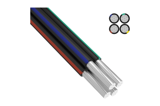 Провод СИП-4 REXANT 4x16 мм² 25 м ГОСТ 01-8892-25