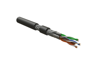 Кабель Hyperline Industrial Ethernet Cat.7 S/FTP SHF2 черный 444069