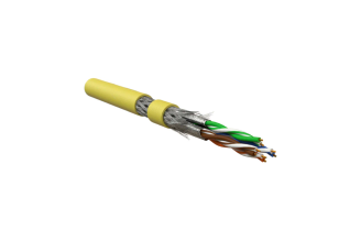 Кабель Hyperline Industrial Ethernet Cat.7 S/FTP PU желтый 444013