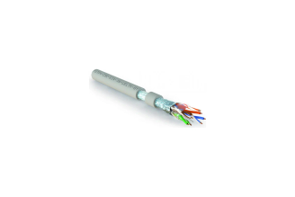 Кабель Hyperline FUTP4-C5E-S24-IN-LSLTX-GY-305 Cat.5e F/UTP 305 м 426000