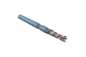 Кабель Hyperline SFUTP4-C5E-P26-IN-LSZH-BL-305 Cat.5e SF/UTP синий 445018