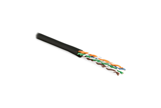 Кабель Hyperline UUTP4-C5E-P24-IN-LSZH-BK-100 100 м U/UTP, 243615