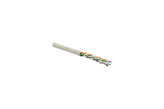 Кабель Hyperline UUTP4-C5E-P24-IN-LSZH-GY-100 100 м U/UTP, серый, 243612