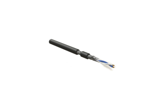 Кабель интерфейса Hyperline RS-SF-1x2x22/7-PVC-BK, RS-485, 500 м, 444097