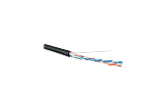 Кабель витая пара Hyperline UUTP2-C5-S24-OUT-PE-BK Cat.5 500 м черный 236305