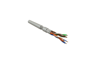 Кабель витая пара Hyperline UFTP4-C6-P26-IN-LSZH-GY-500 500 м, U/FTP, арт. 236303