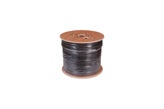 Кабель витая пара REXANT U/UTP Cat5e PE 10PR 24AWG внешний черный 305 м 01-1121-R