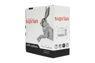 Сетевой кабель SUPRLAN Standard U/UTP Cat.5e 4x2xAWG24 Cu PVC 50 м 01-0333-1