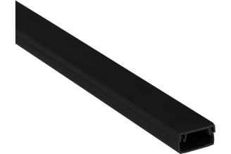 Кабельный канал EKF 60x60 черный 12 м kk-60-60b
