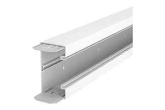 Кабельный канал OBO Bettermann Rapid 80 130×70×2000 мм без крышки, белый 6114200