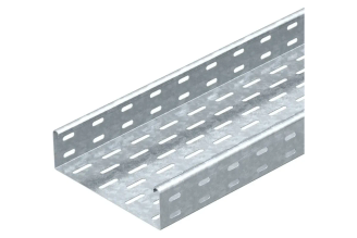 Перфорированный кабельный листовой лоток OBO Bettermann 60x100x3000 Zn 85 мкм 7190099