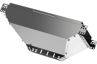 Ответвитель IEK ESCA Т-образный вертикальный вниз боковой 50x150 мм CLM50D-OVNB-050-150