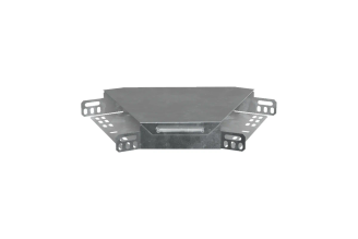 Поворот на 45° горизонтальный IEK 50х300 HDZ CLP3P-050-300-M-HDZ