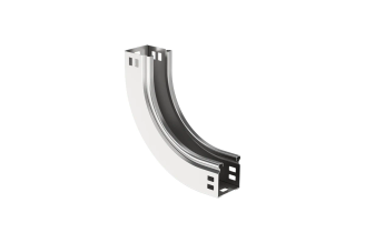 Плавный поворот IEK ESCA 90° тип В10 50х50 мм CPV51-0-90-050-050