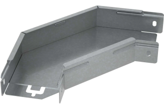 Горизонтальный угол Система КМ ПЛЮС 90° 50х100 мм INOX304 PL5547