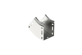 Плавный поворот IEK ESCA 45° тип В10 100х200 мм CPV51-0-45-100-200
