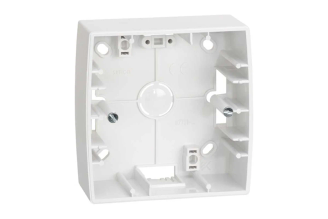 Монтажная коробка Simon S82/S82N на 1 пост 89x89x37 мм белая 82751-30