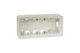 Накладка Simon S82 Detail на 3 поста 241x99x52 мм слоновая кость 8200770-031